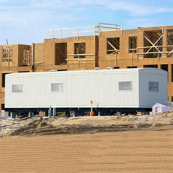 our construction & jobsite shower trailers require water and electricity hookups for operation